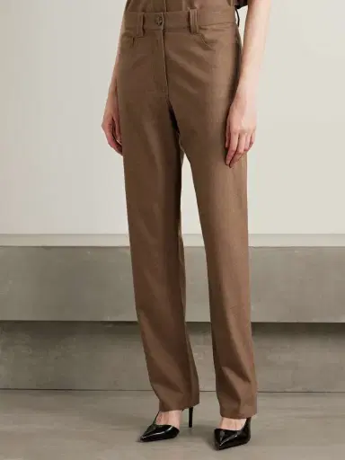 Khaite Callum Brushed-wool Straight-leg Pants | Thumbnail 3