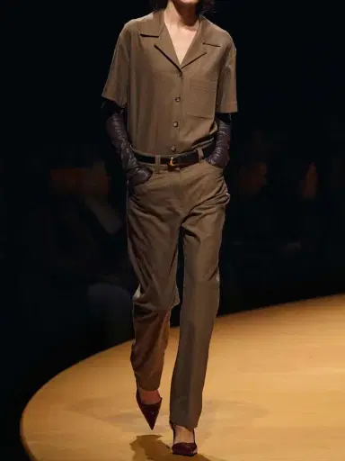 Khaite Callum Brushed-wool Straight-leg Pants | Thumbnail 5