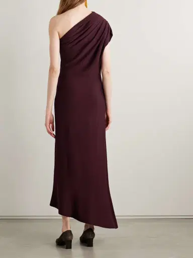 Khaite Coast One-shoulder Wool-blend Maxi Dress | Thumbnail 3
