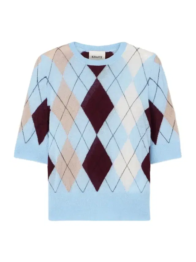 Anders Argyle Cashmere And Mohair-blend Sweater