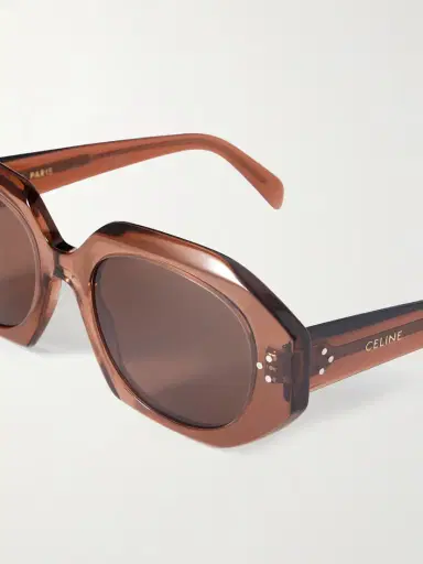 CELINE Eyewear Hexagon-frame Acetate Sunglasses | Thumbnail 4 CELINE Eyewear Hexagon-frame Acetate Sunglasses | Thumbnail 4