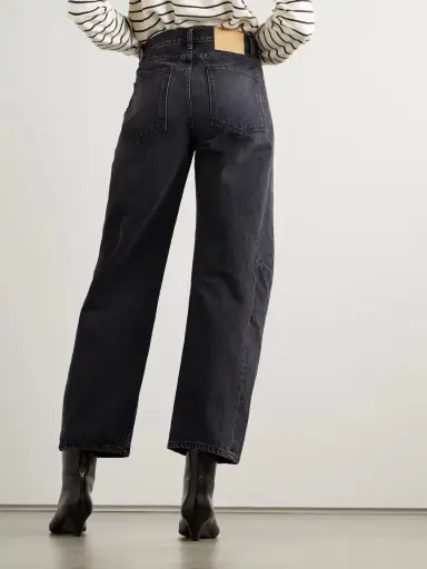 B SIDES Slim Lasso Cropped Mid-rise Wide-leg Jeans | Thumbnail 4 B SIDES Slim Lasso Cropped Mid-rise Wide-leg Jeans | Thumbnail 4