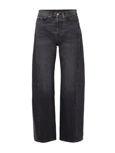 B SIDES Slim Lasso Cropped Mid-rise Wide-leg Jeans | Thumbnail 1 B SIDES Slim Lasso Cropped Mid-rise Wide-leg Jeans | Thumbnail 1