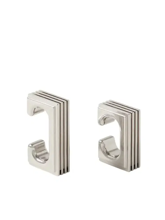 Empire Set Of Two Silver-tone Ear Cuffs