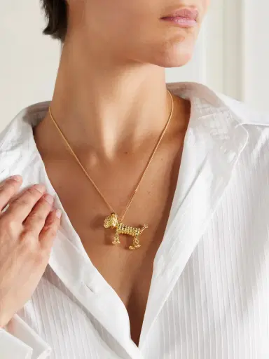 Loewe Sausage Dog Gold-tone Necklace | Thumbnail 2