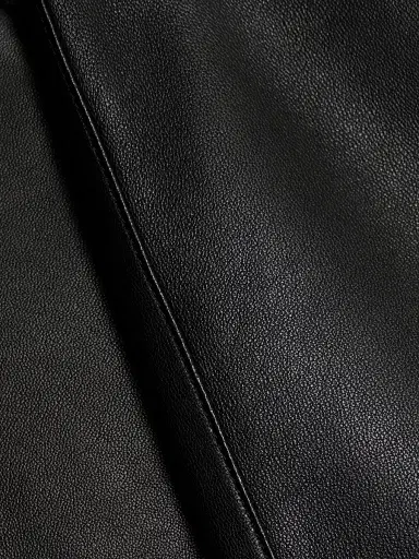 A.L.C. Women's Marta Straight Leather Midi-Skirt - Black - Size 14 | Thumbnail 7