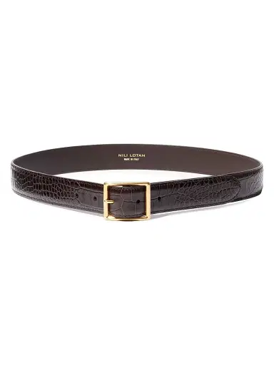 Nili Lotan Women's Gabriele Leather Belt | Thumbnail 1