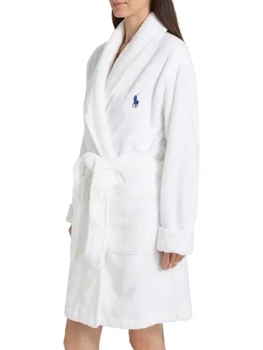 Polo Ralph Lauren Women's Iconic Bear Short Printed Robe | Thumbnail 4 Polo Ralph Lauren Women's Iconic Bear Short Printed Robe | Thumbnail 4