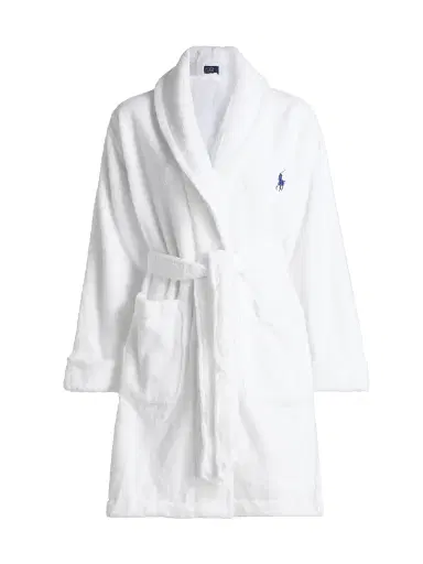 Polo Ralph Lauren Women's Iconic Bear Short Printed Robe | Thumbnail 1 Polo Ralph Lauren Women's Iconic Bear Short Printed Robe | Thumbnail 1