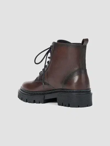 Staud Women's Henry Leather Combat Boots | Thumbnail 3 Staud Women's Henry Leather Combat Boots | Thumbnail 3