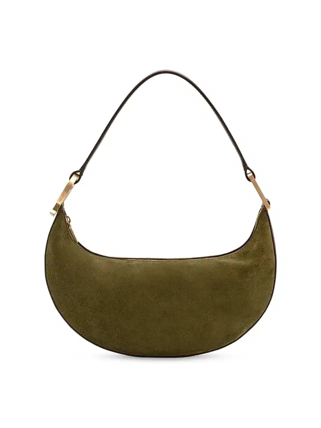 Cult Gaia Women's Leesa Suede Shoulder Bag - Rosemary