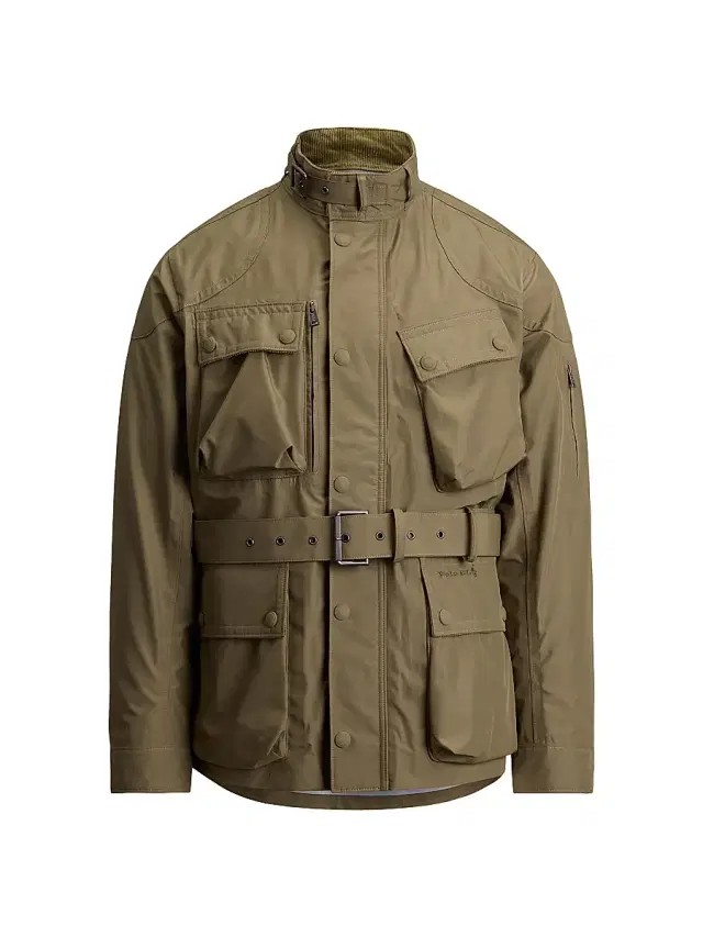 Polo Ralph Lauren Men's Taffeta Belted Zip-Up Jacket - Fall Sage