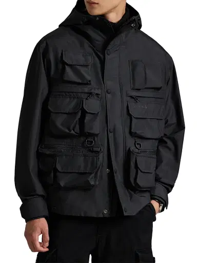 Polo Ralph Lauren Men's Taffeta Multi-Pocket Hooded Jacket | Thumbnail 3 Polo Ralph Lauren Men's Taffeta Multi-Pocket Hooded Jacket | Thumbnail 3