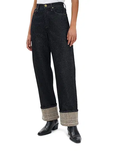 rag & bone Women's Shea High-Rise Cuffed Ankle Jeans - Twilight Combo | Thumbnail 3