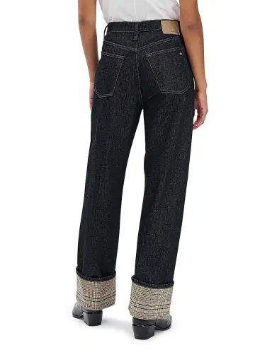 rag & bone Women's Shea High-Rise Cuffed Ankle Jeans - Twilight Combo | Thumbnail 5