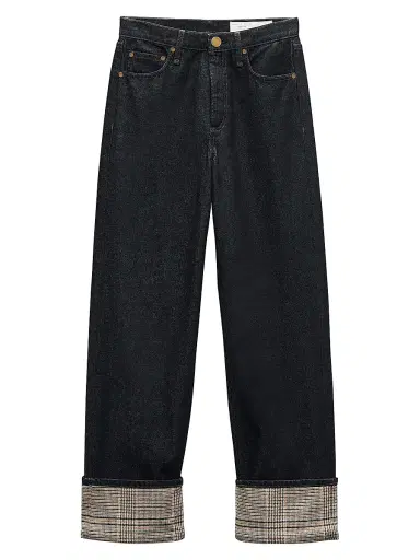 rag & bone Women's Shea High-Rise Cuffed Ankle Jeans - Twilight Combo | Thumbnail 1