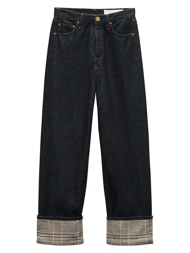 rag & bone Women's Shea High-Rise Cuffed Ankle Jeans - Twilight Combo