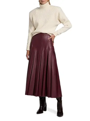 Ronny Kobo Women's Camilla Rib-Knit Long-Sleeve Turtleneck Top - | Thumbnail 2 Ronny Kobo Women's Camilla Rib-Knit Long-Sleeve Turtleneck Top - | Thumbnail 2