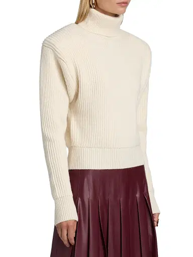 Ronny Kobo Women's Camilla Rib-Knit Long-Sleeve Turtleneck Top - | Thumbnail 4 Ronny Kobo Women's Camilla Rib-Knit Long-Sleeve Turtleneck Top - | Thumbnail 4