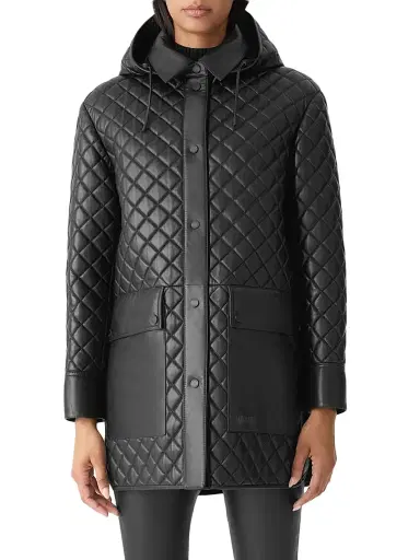 Mackage Women's Litzy Quilted Leather Coat - Black - Size XL | Thumbnail 3 Mackage Women's Litzy Quilted Leather Coat - Black - Size XL | Thumbnail 3