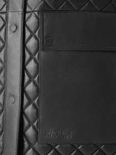 Mackage Women's Litzy Quilted Leather Coat - Black - Size XL | Thumbnail 7 Mackage Women's Litzy Quilted Leather Coat - Black - Size XL | Thumbnail 7