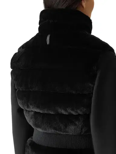 Mackage Women's Twiggy Faux-Fur Down Vest - Black | Thumbnail 8 Mackage Women's Twiggy Faux-Fur Down Vest - Black | Thumbnail 8