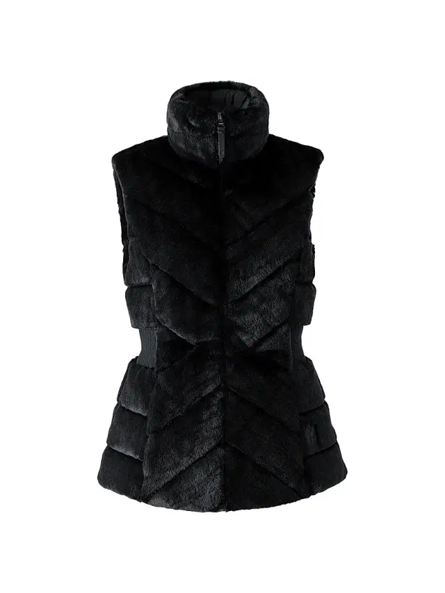 Mackage Women's Twiggy Faux-Fur Down Vest - Black