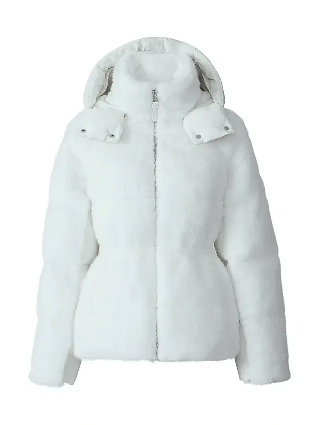 Mackage Women's Cassidy Mixed-Media Down Jacket - Cream