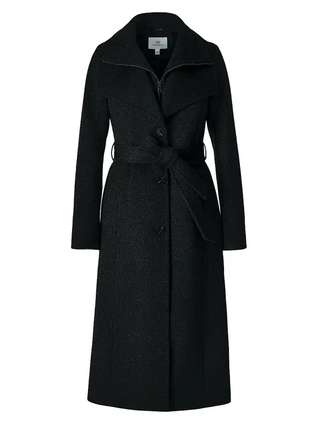 Soia & Kyo Women's Ilana Wool-Blend Coat - Black Heather