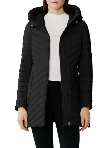 Soia & Kyo Women's Estelle Quilted Down Hooded Jacket - Black - Size XL | Thumbnail 1 Soia & Kyo Women's Estelle Quilted Down Hooded Jacket - Black - Size XL | Thumbnail 1