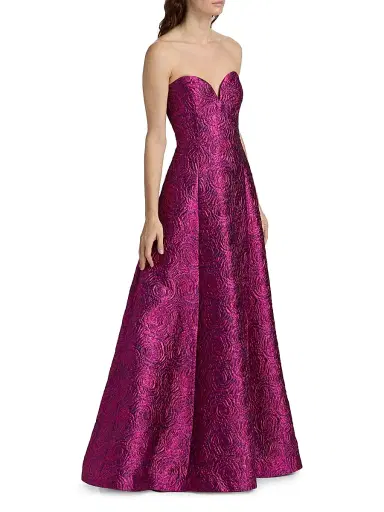 As It May Women's Mariana Jacquard Sweetheart Strapless Gown | Thumbnail 4 As It May Women's Mariana Jacquard Sweetheart Strapless Gown | Thumbnail 4