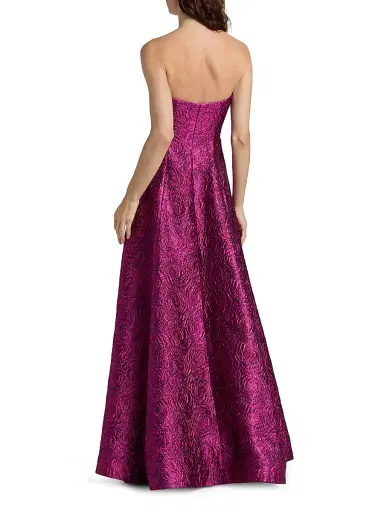As It May Women's Mariana Jacquard Sweetheart Strapless Gown | Thumbnail 5 As It May Women's Mariana Jacquard Sweetheart Strapless Gown | Thumbnail 5