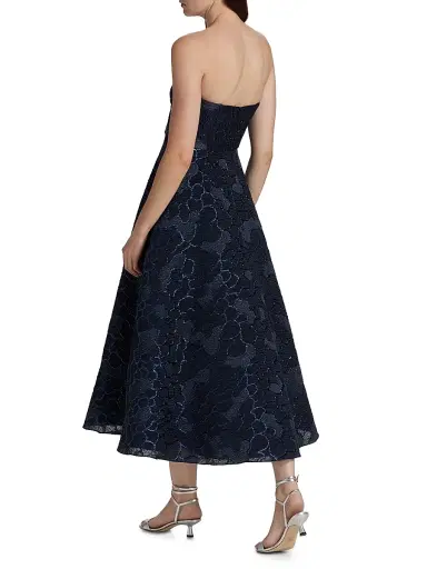 As It May Women's Avery Strapless Jacquard Midi-Dress | Thumbnail 5 As It May Women's Avery Strapless Jacquard Midi-Dress | Thumbnail 5