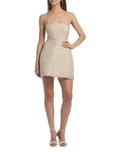 THEIA Women's Amanda Embellished Strapless Cocktail Dress | Thumbnail 2 THEIA Women's Amanda Embellished Strapless Cocktail Dress | Thumbnail 2