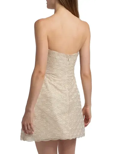 THEIA Women's Amanda Embellished Strapless Cocktail Dress | Thumbnail 5 THEIA Women's Amanda Embellished Strapless Cocktail Dress | Thumbnail 5