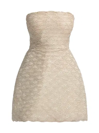 THEIA Women's Amanda Embellished Strapless Cocktail Dress | Thumbnail 1 THEIA Women's Amanda Embellished Strapless Cocktail Dress | Thumbnail 1