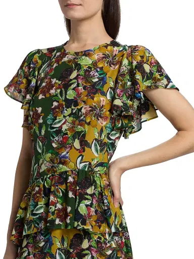 Marie Oliver Women's Quinby Ruffled Floral Maxi Dress - Bloom | Thumbnail 6 Marie Oliver Women's Quinby Ruffled Floral Maxi Dress - Bloom | Thumbnail 6