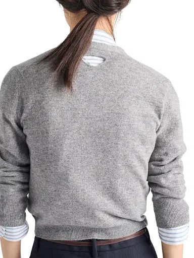 Prada Women's Cashmere Cardigan - Grey | Thumbnail 6