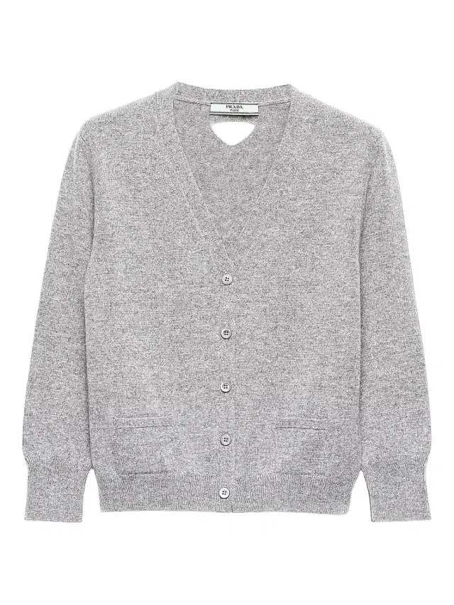 Women's Cashmere Cardigan - Grey