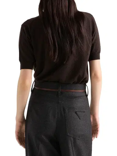 Prada Women's Cashmere Turtleneck Sweater - Brown | Thumbnail 3