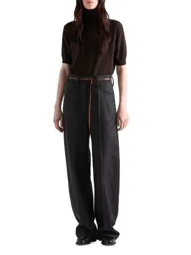 Prada Women's Cashmere Turtleneck Sweater - Brown | Thumbnail 7