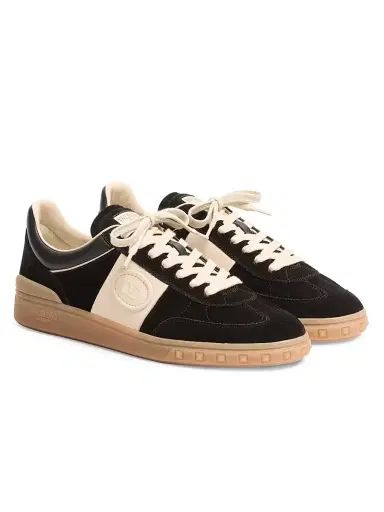 Valentino Garavani Men's Upvillage Low Top Sneakers in Split Leather | Thumbnail 2 Valentino Garavani Men's Upvillage Low Top Sneakers in Split Leather | Thumbnail 2