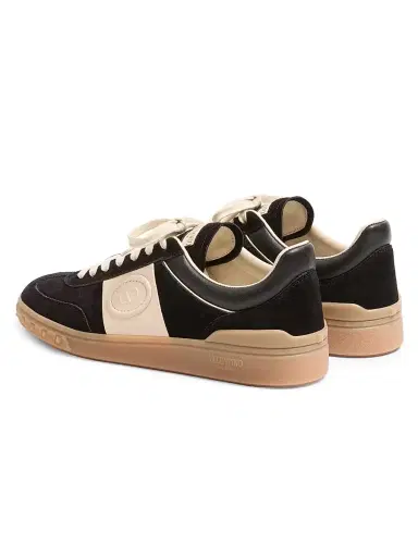 Valentino Garavani Men's Upvillage Low Top Sneakers in Split Leather | Thumbnail 4 Valentino Garavani Men's Upvillage Low Top Sneakers in Split Leather | Thumbnail 4
