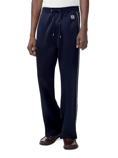 LOEWE Men's Anagram Logo Tracksuit Trousers - Dark Navy | Thumbnail 3
