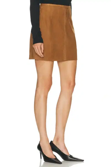 House of Dagmar Suede Mini Skirt | Thumbnail 2