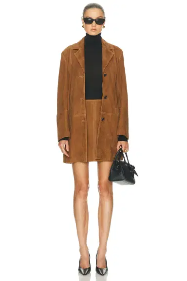 House of Dagmar Suede Mini Skirt | Thumbnail 5