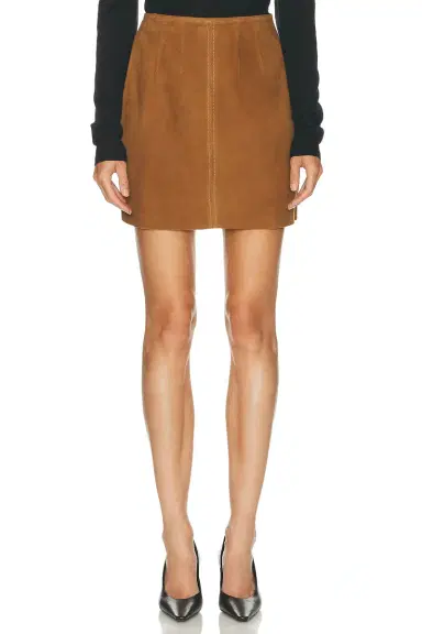 House of Dagmar Suede Mini Skirt | Thumbnail 1
