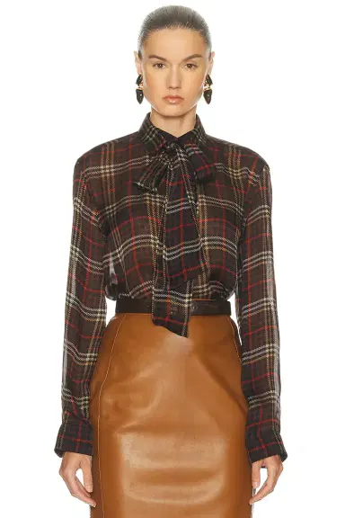 Saint Laurent Long Sleeve Top | Thumbnail 1