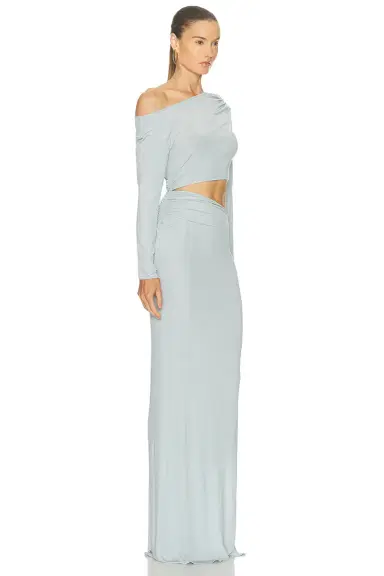 Atlein Cut Out Long Dress | Thumbnail 2 Atlein Cut Out Long Dress | Thumbnail 2