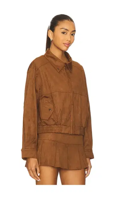 Zemeta Mocca Suede Jacket | Thumbnail 2